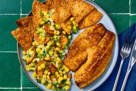 Peruvian 2x Tilapia & Ceviche-Style Veggies