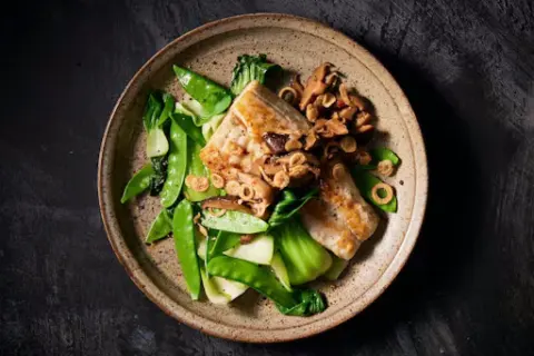 Barramundi in Mushroom XO Sauce