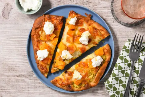 Roasted Butternut Squash & Ricotta Flatbread