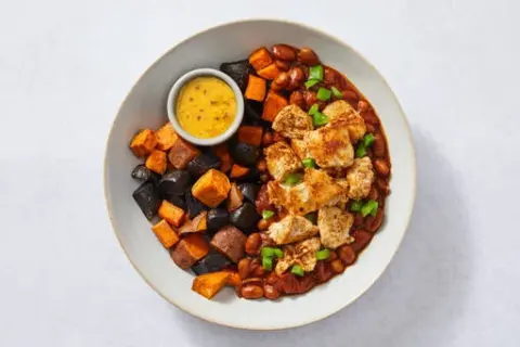 Mesquite-Rubbed Chicken & Baked Beans