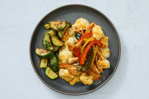 Southwest-Style Chicken & Cheesy Cauliflower