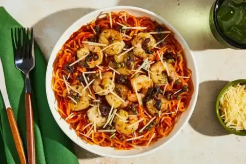 Chicken Spaghetti Squash Puttanesca