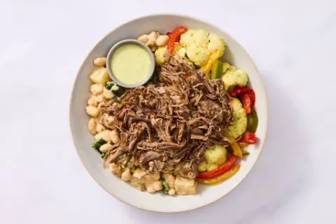 Poblano Salsa Shredded Beef & Potato Stew