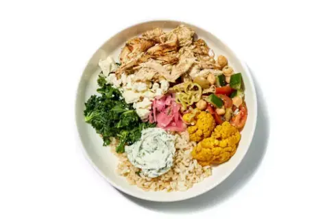 Grilled Chicken Shawarma with Cumin Rice