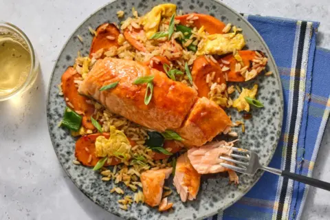 Sweet & Spicy Glazed Salmon