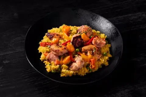 Peruvian Seafood Paella