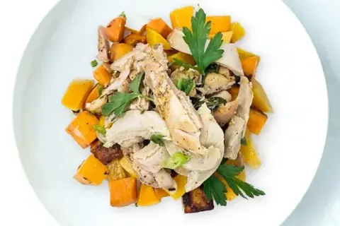 Spiced Chicken With Autumn Vegetables