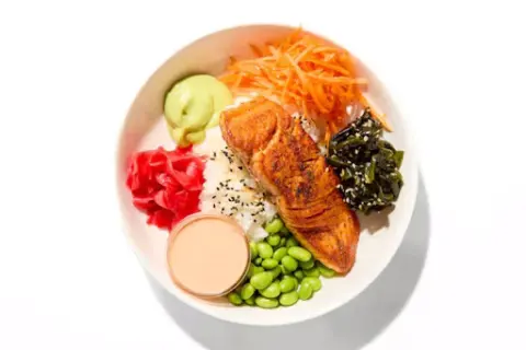 Japanese Salmon Poke Bowl