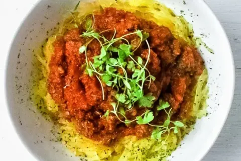 Beef Bolognese with Spaghetti Squash