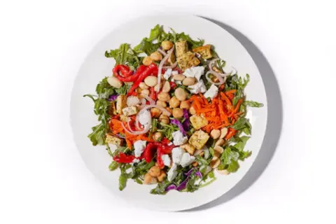 Herbed Tofu Chopped Salad