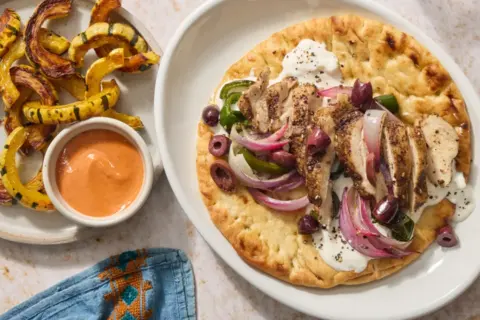 Sheet Pan Za'atar Chicken Pitas
