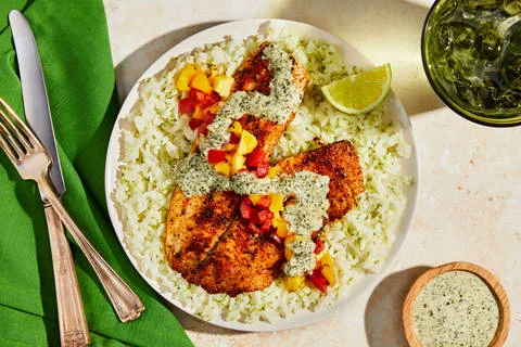 Caribbean-Spiced Tilapia & Shrimp