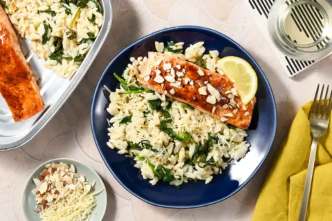 Peach Balsamic Salmon