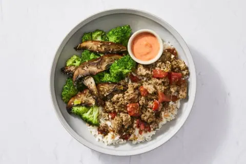 Goat Cheese & Tomato Cream Ground Turkey