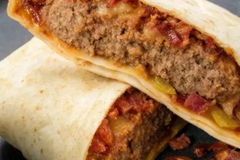 Bacon Cheeseburger Wrap