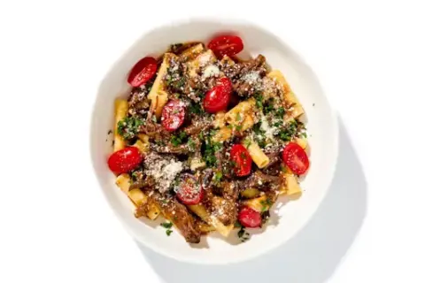 Pasta Genovese with Braised Beef