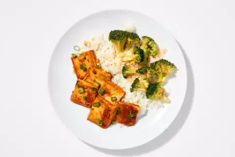 Pan-Fried Gochujang Tofu