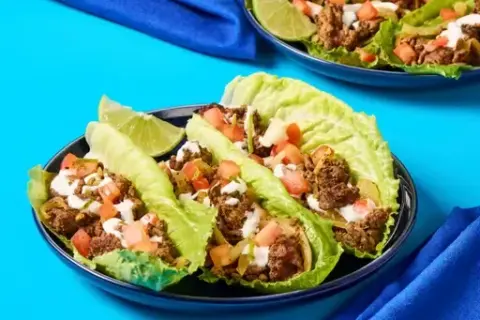 Pulled Pork & Caramelized Onion Lettuce Wraps