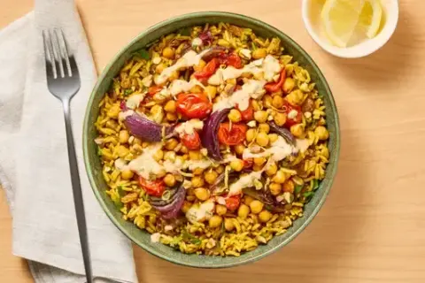 Turkish-Spiced Chickpea Bowls with 2x Barramundi