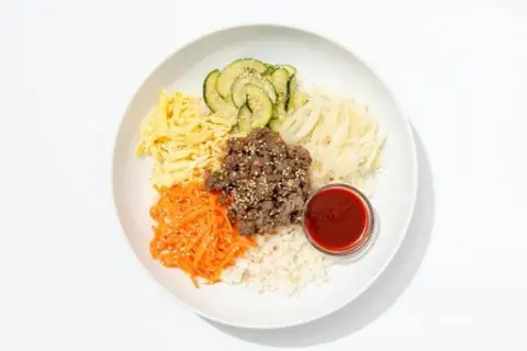 Korean Bibimbap with Beef Bulgogi
