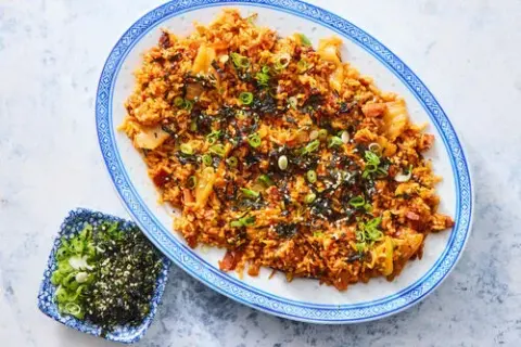 Express Recipe! Bacon & Cabbage Fried Rice