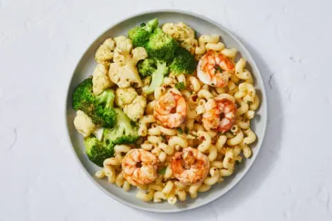 Cavatappi & Shrimp Scampi