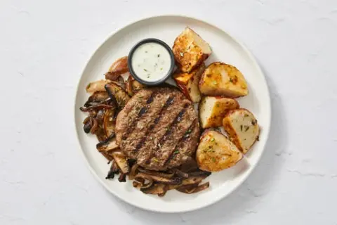 Balsamic Onion Portobello Burger