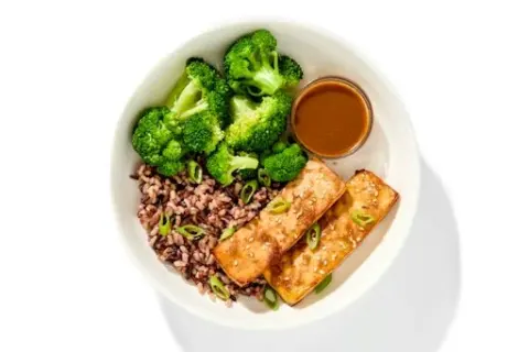 Miso-Glazed Tofu Steak Bowl