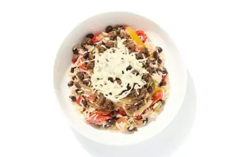 Cheesy Beef Pepper Bowl