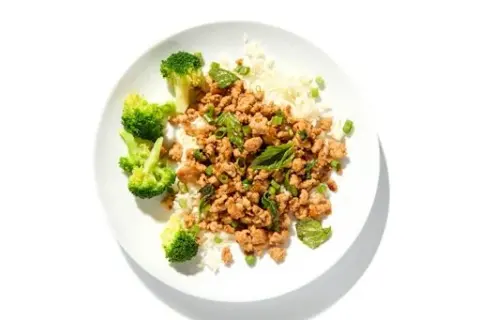 Pad Kra Pao with Pork