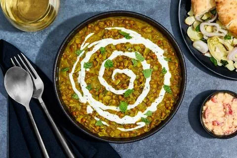 Spiced Summer Squash & Lentil Soup