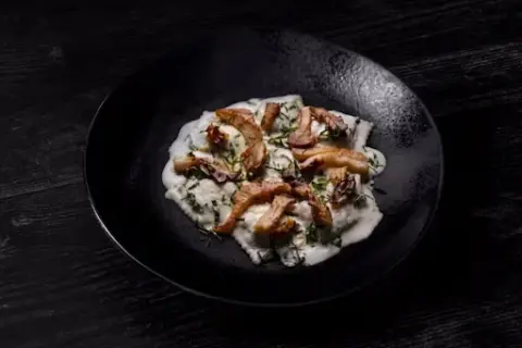Mushroom Ravioli with Sautéed Mushrooms