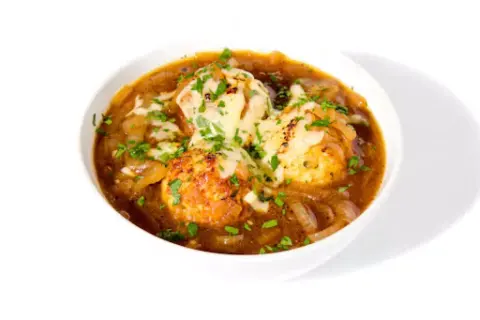 French Onion Soup Chicken Meatballs