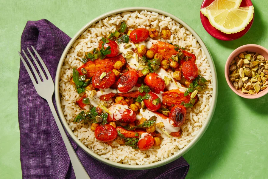 Spice Market Salmon & Chickpea Bowls