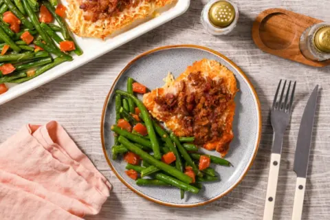 Sheet Pan Cordon Bleu Chicken