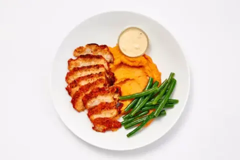 Guajillo Pork Chop & Rosemary Cream