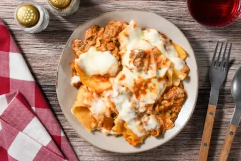 Broken Turkey Lasagna Skillet