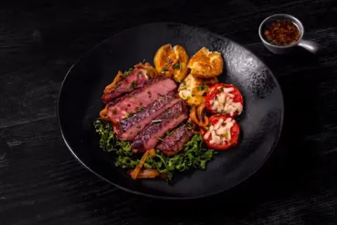 Grilled Filet Mignon with Chermoula