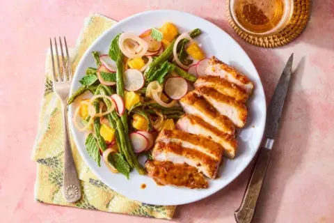 Low-Carb Chipotle Glazed Pork Chop