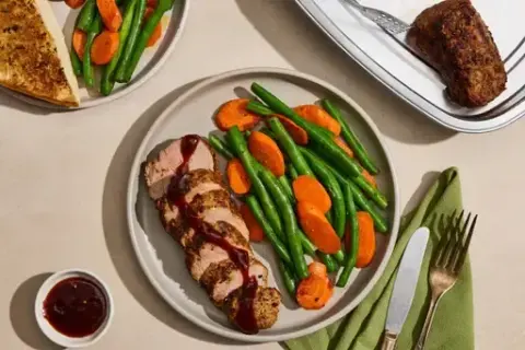 Oven Bake Chicken with Cherry BBQ Sauce