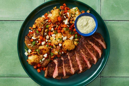 Chimichurri 2x Rib-Eye Steak & Sweet Potato Jumble