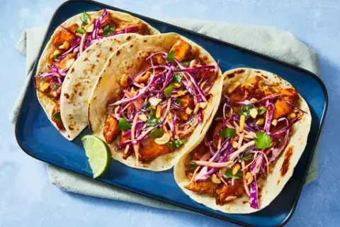 One-Pan Spicy Hoisin Chicken Tacos