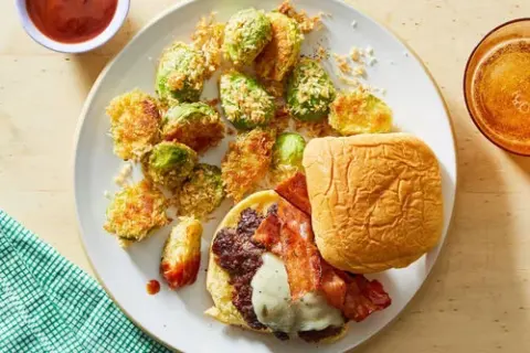 Peak Season! Bacon-Cheese Smash Turkey Burger