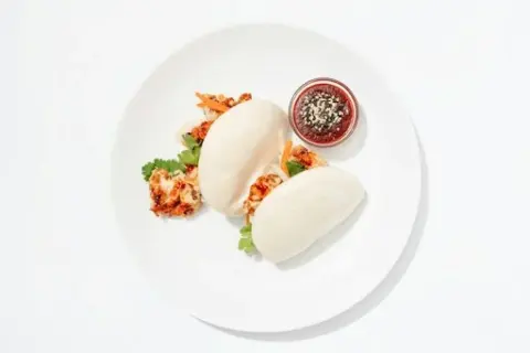 Korean-Fried Cauliflower Bao Buns