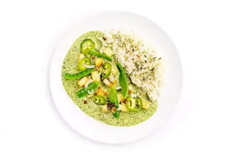 Tofu Green Curry & Coconut Rice
