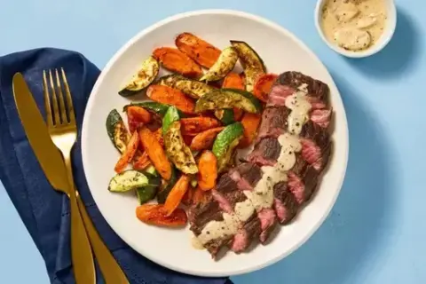 Creamy Mushroom 2x Bavette Steak