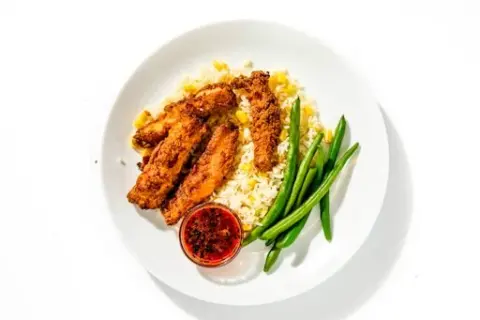 Honey-Butter Gochujang Chicken Strips