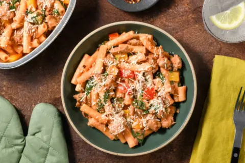 Italian Sausage Amatriciana-Style Pasta
