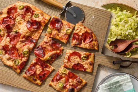 Spicy Pepperoni & Jalapeño Pizza
