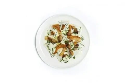 Mushroom Ravioli with Sautéed Mushrooms